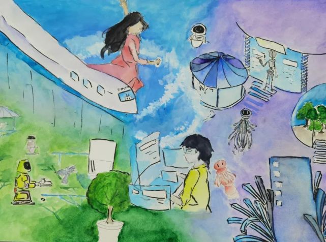 作品赏析未来科技会怎样科幻画