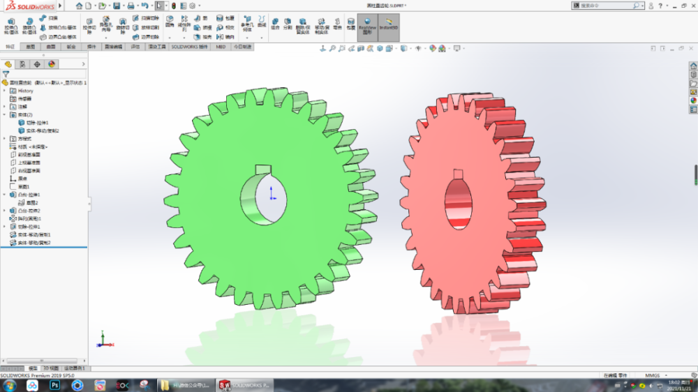 用solidworks方程式画的圆柱直齿轮