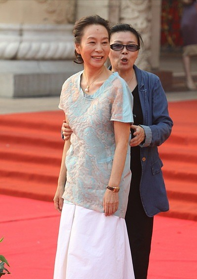奚美娟和斯琴高娃身材差挺多,但穿衣都挺有品质,这