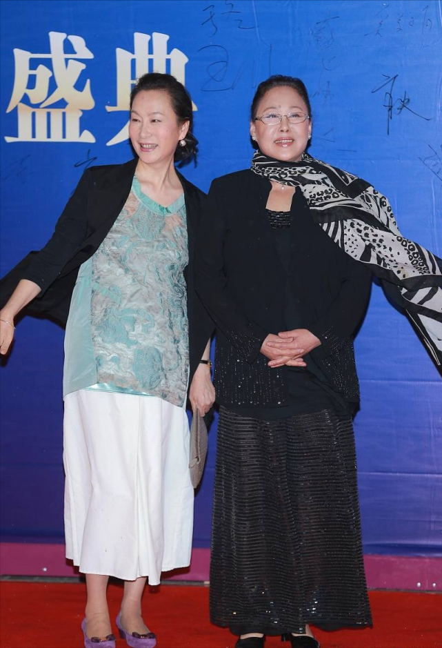 奚美娟和斯琴高娃身材差挺多,但穿衣都挺有品质,这