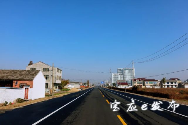 宝应一景观公路开通,以历史大文豪名字命名