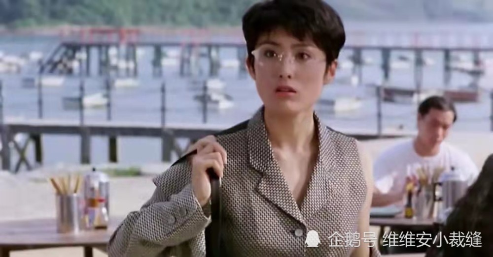 张敏年轻时有多时髦?30年前一件西装穿出n种风格穿搭