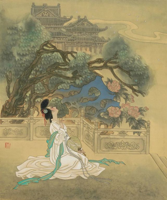 中国美术馆学术邀请系列展孔雀东南飞——萧玉田工笔画展11月24日上午