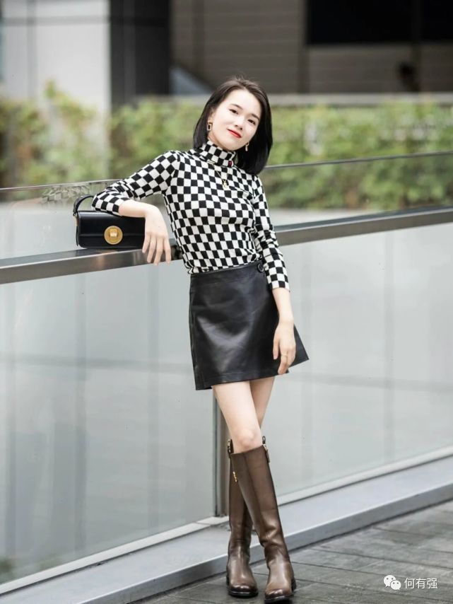 熟女冬季就是要试试“高筒靴…