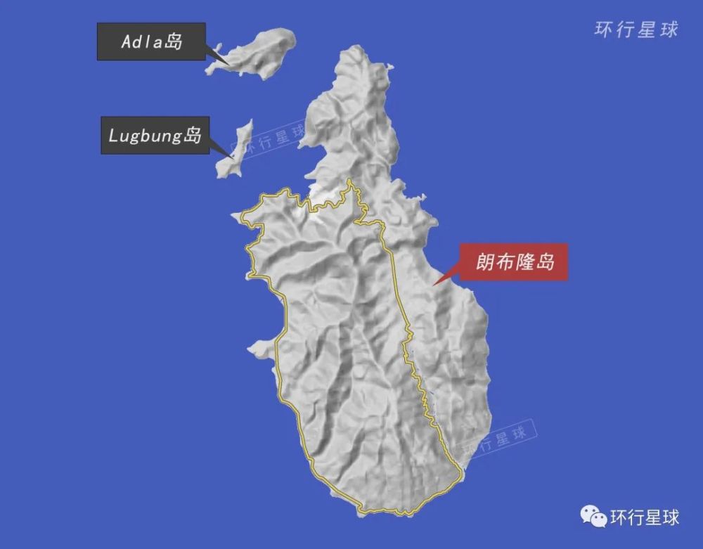 闲适小广场 岛外不远有两处各具特色的小岛——adla岛和lugbung岛.