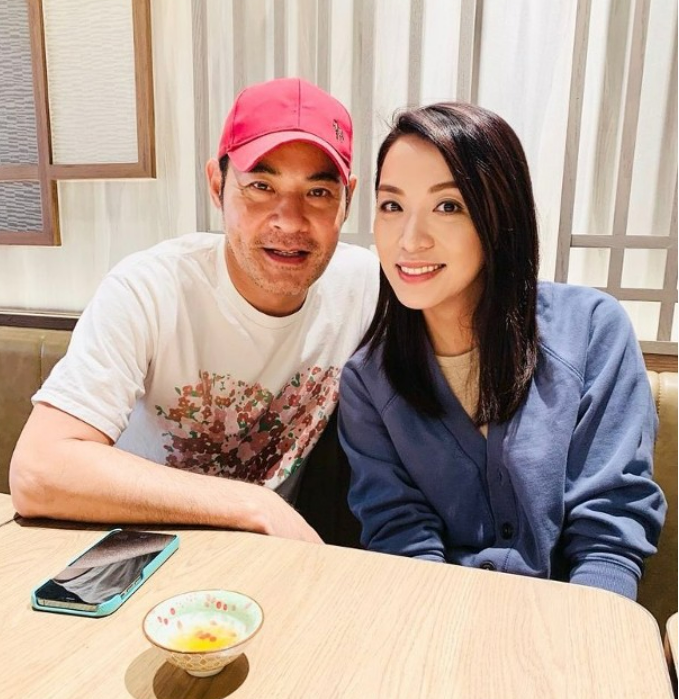 恭喜tvb花旦48岁生日答应拍拖3年男友求婚朱晨丽岑丽香现场见证