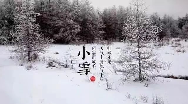 今日小雪|凛冬初至,心想事成