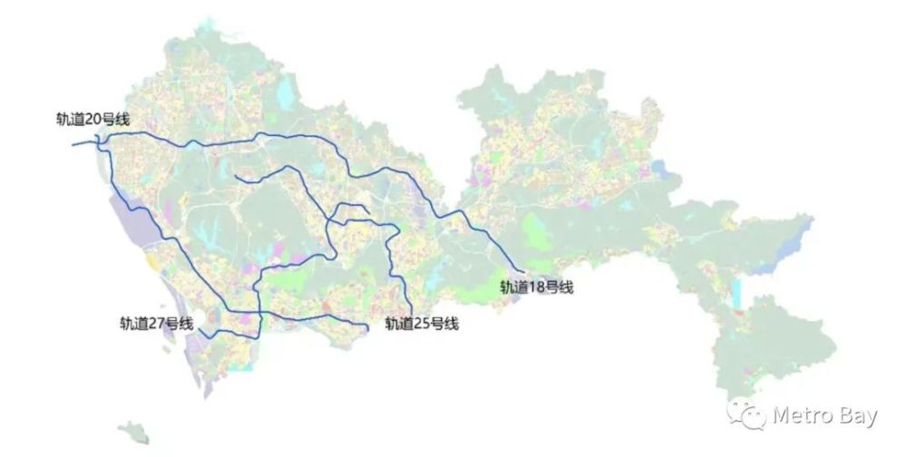 深圳地铁五期来了18号线20号线25号线27号线比选