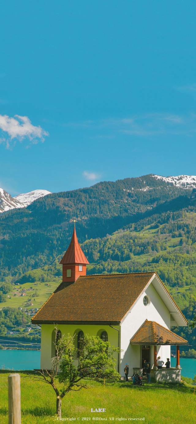 唯美治愈的风景摄影壁纸,瑞士童话小镇