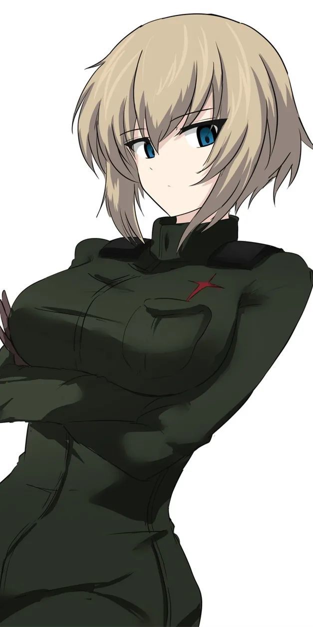 《少女与战车》喀秋莎,动漫全面屏壁纸分享
