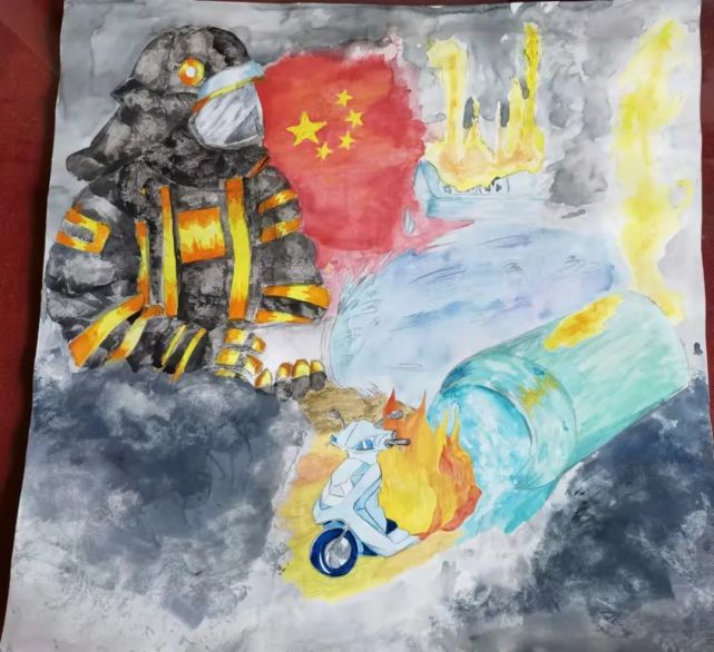 通州区2021年"翰墨飘香绘消防,安全意识伴身旁"消防及
