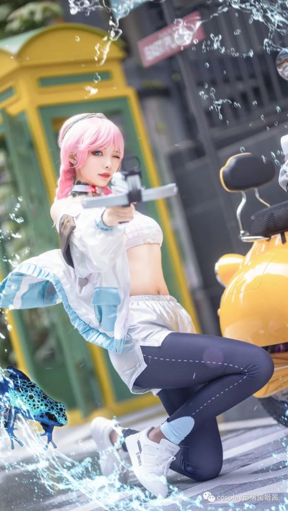 cos:明日方舟浅滩律动蓝毒cos正片@一粒榛子