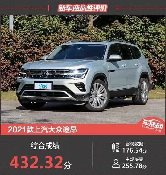 2021款上汽大众途昂新车商品性评价