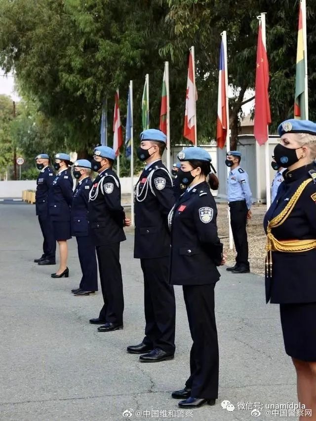 中国赴塞浦路斯维和警察获授联合国和平荣