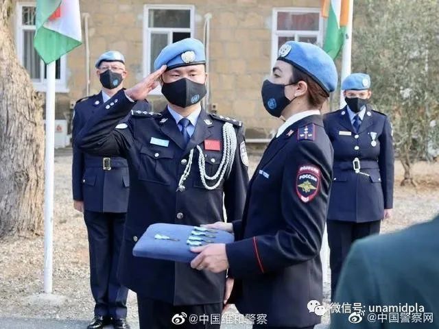 中国赴塞浦路斯维和警察获授联合国和平荣