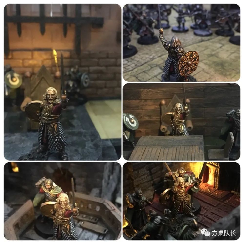 模型指环王魔戒洛汗国王希优顿
