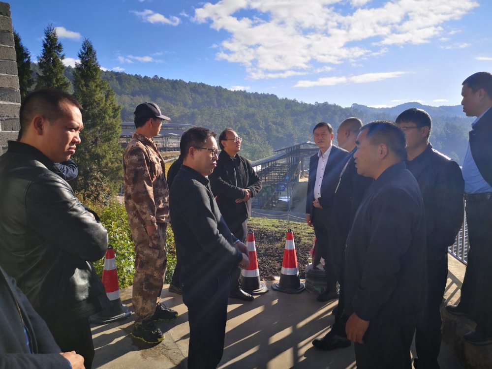 11月17日,文山州农业农村局局长王荣聪带队到腾冲交流考察肉牛产业