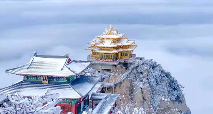 世界第一仙山老君山你心之向往的冬季美景全貌