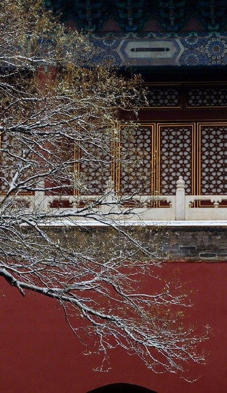 2021故宫雪景手机壁纸大图_故宫唯美雪景高清壁纸