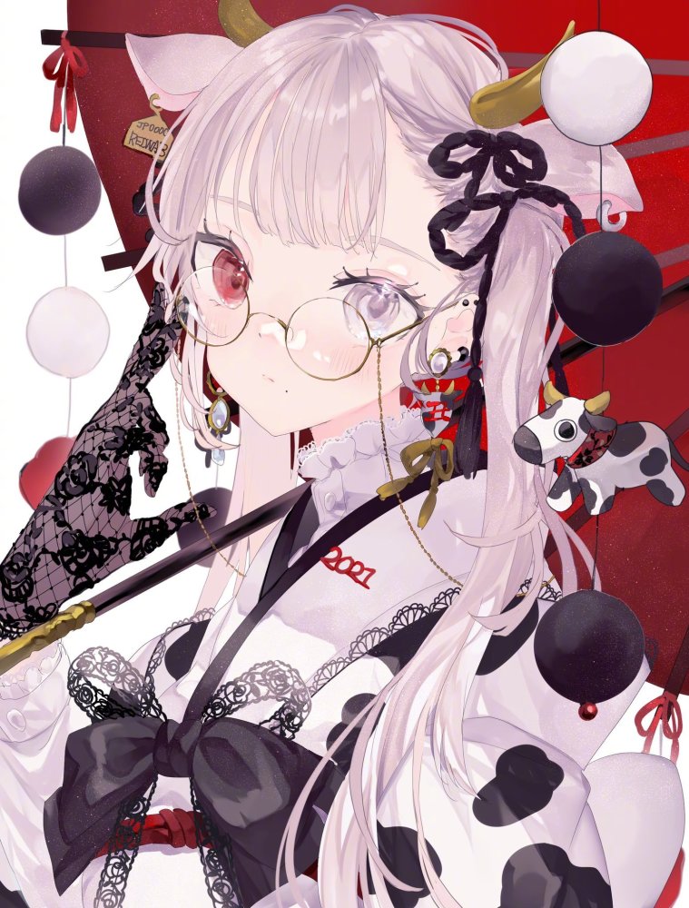 动物系萌娘才最萌?这位画师偏爱异色瞳美少女,画风精致感十足
