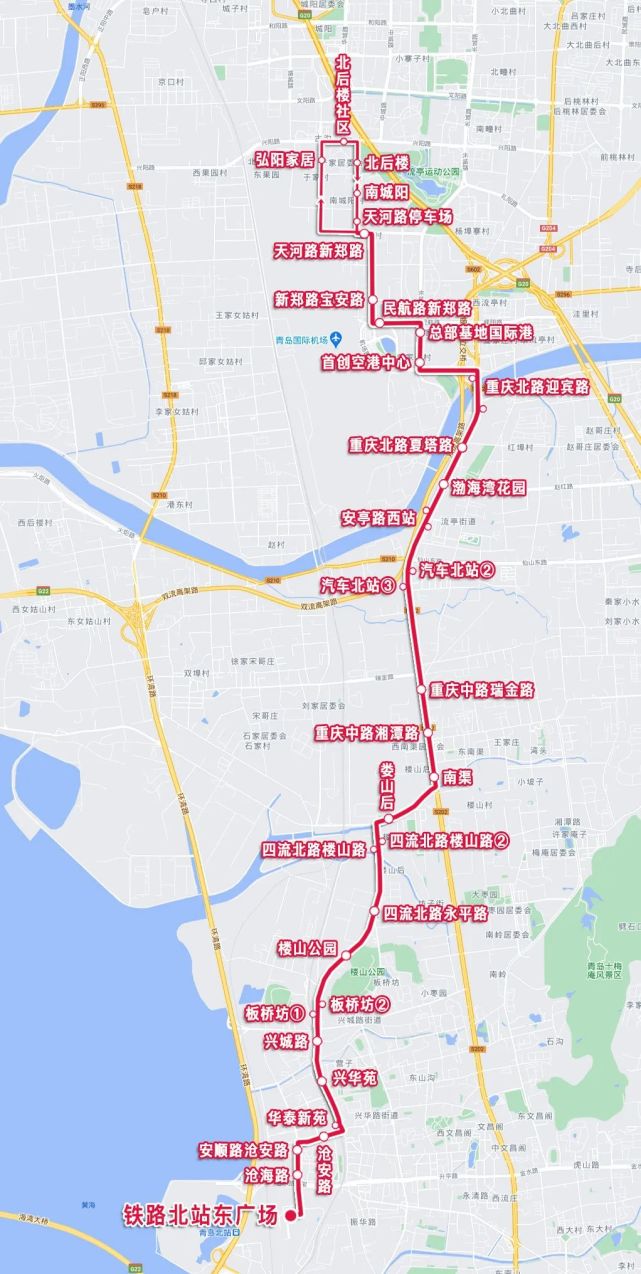 青岛地铁1号线即将全线开通,途经城阳的35路公交车站点调整!