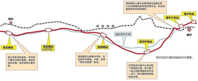 南宁至崇左城际铁路铺轨通道全线贯通,预计明年通车!