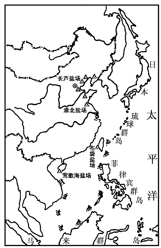 南起黄骅,北到山海关南,包括汉沽,塘沽,南堡,大清河等盐田),淮北盐场