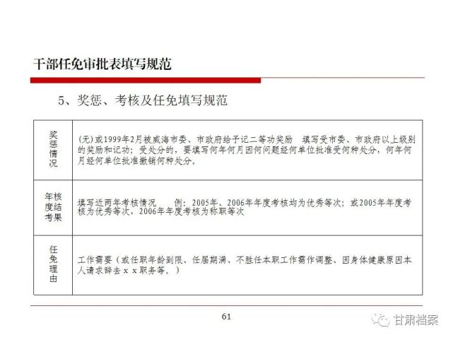 干部任免审批表填写规范建议收藏