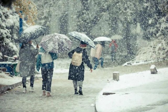 关中南部,陕南大部地方有小阵雨,秦岭有小雪或雨夹雪