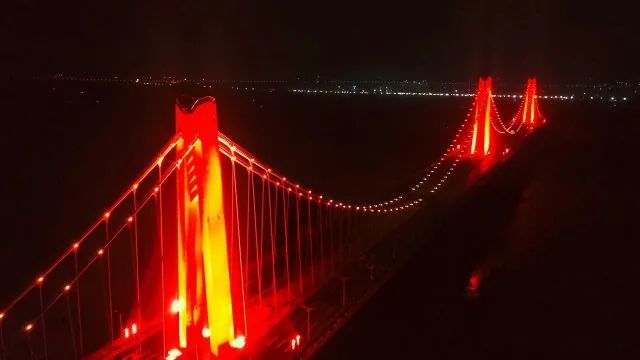 【济阳在线】通车在即!夜景美爆!济南凤凰黄河大桥进入最后调试