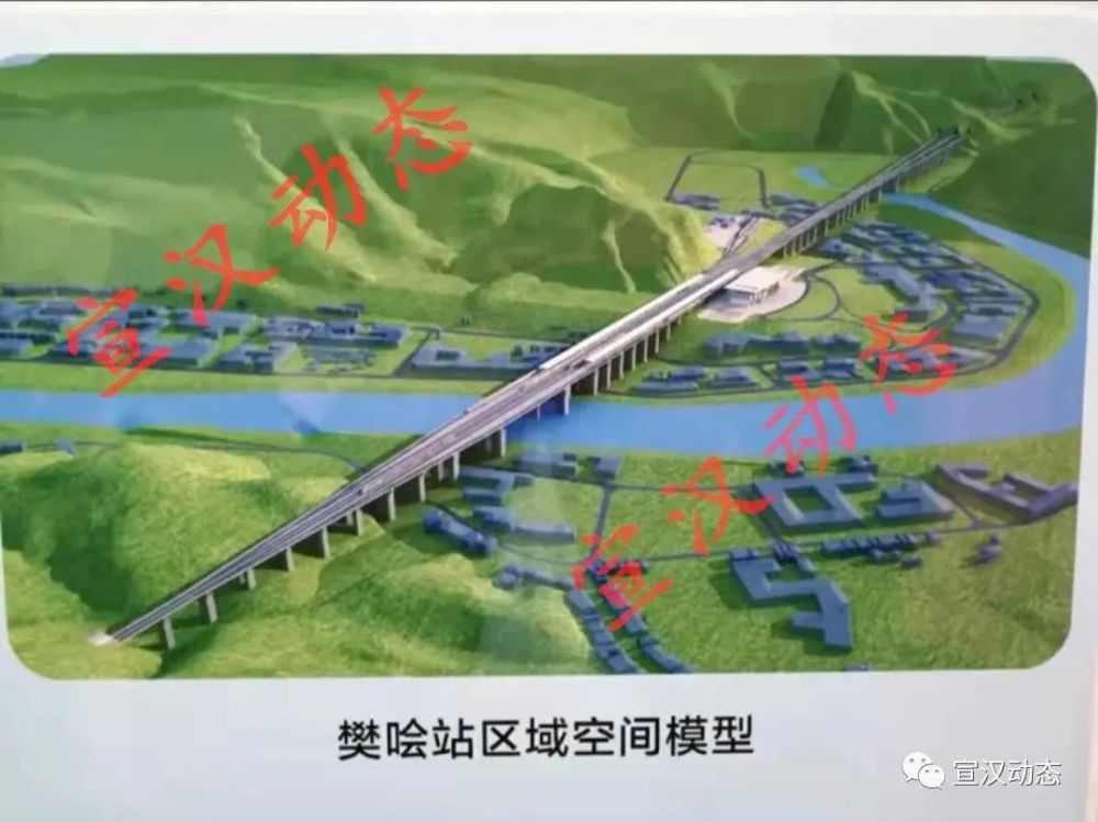 最新消息西渝高铁宣汉南站樊哙站走向站点及详细建设信息