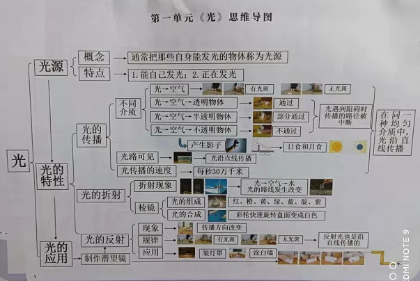 教科版五年级科学上册思维导图合辑