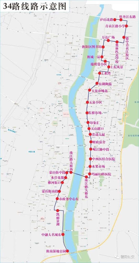 注意!34路,37路公交车线路有调整