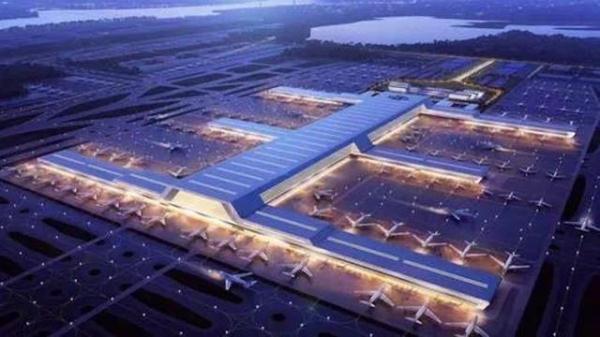 鄂州花湖机场效果图 来源:新华社