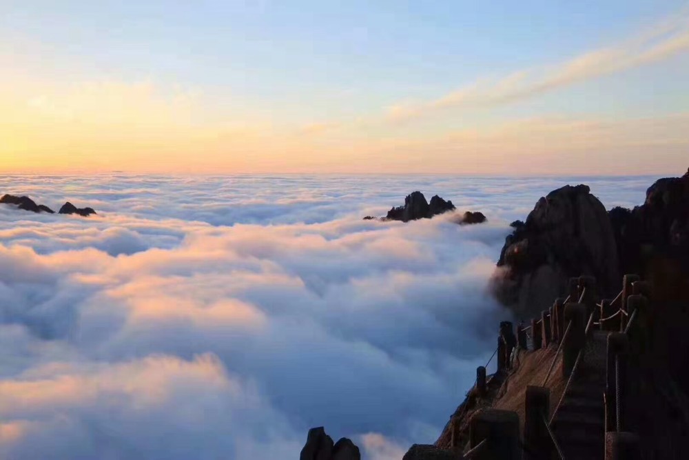 黄山仙境美景如画