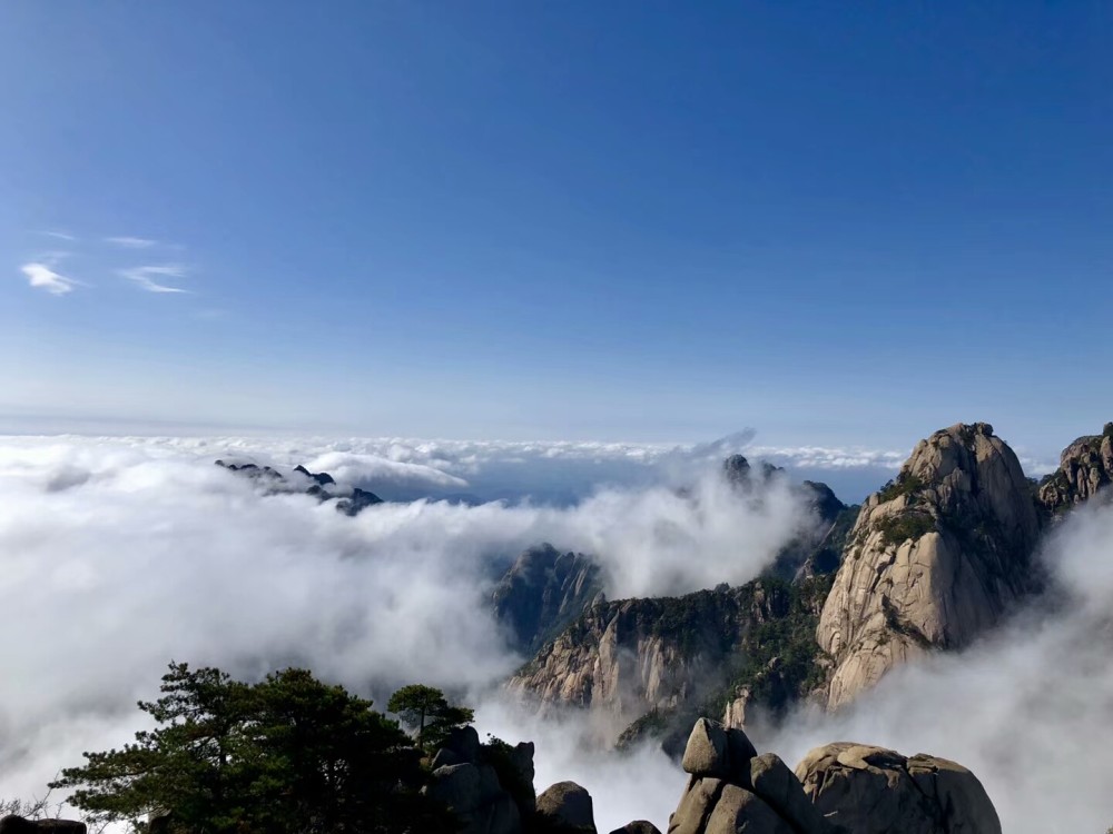 黄山仙境美景如画