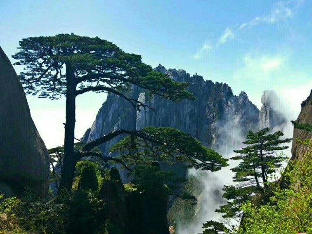 黄山仙境,美景如画