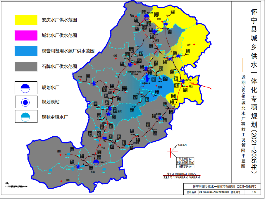 怀宁县城乡供水一体化专项规划20212035批后公告