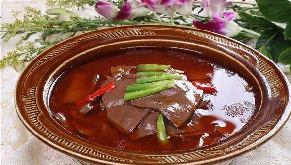 生鸭血怎么做成血块?