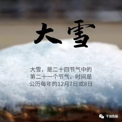 大雪节气的古诗