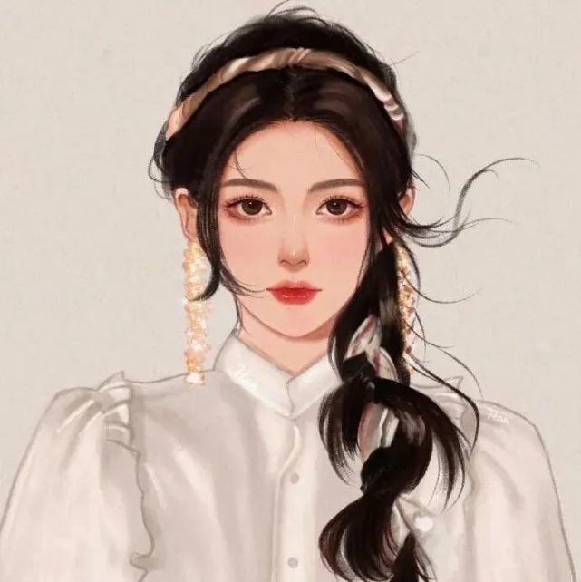 微信头像丨手绘女生小清新头像可爱头像