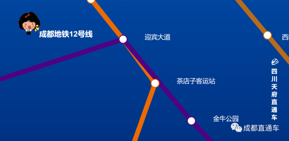 独家成都地铁12号线站点规划