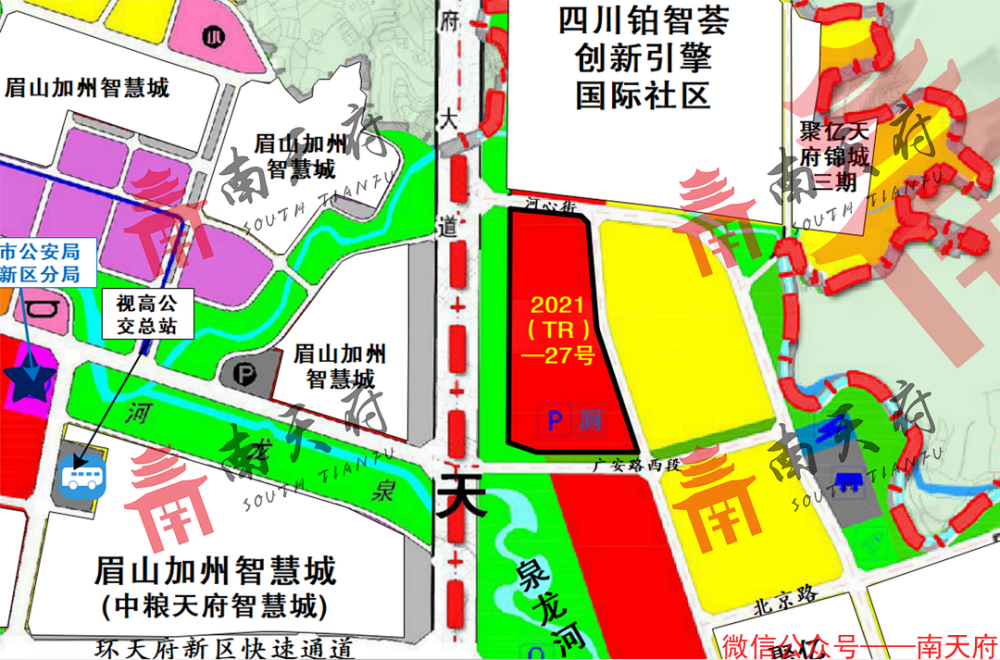 5; ▲2021(tr)-27号地块叠加控规图▲2021(tr)-27号地块地块红线图