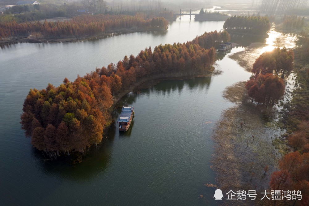 江苏盱眙冬景如画天泉湖