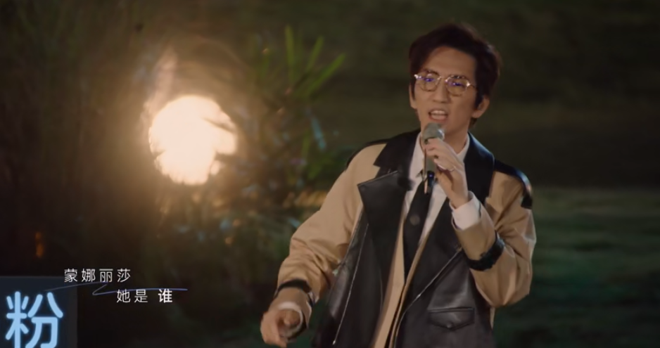 在《时光音乐会》上,林志炫改编自己的代表作《蒙娜丽莎的眼泪》.