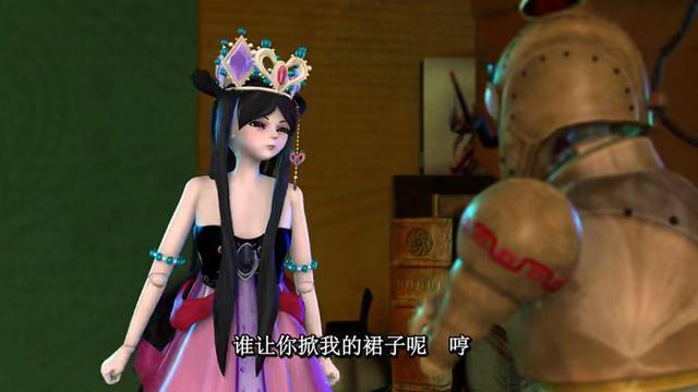 精灵梦叶罗丽金王子掀罗丽裙子被公主暴揍