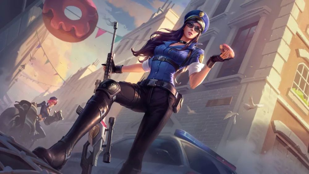 英雄联盟原画女警凯特琳