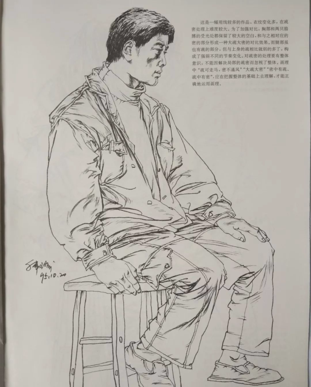 艺推山师韩玮教授人物线描速写合集