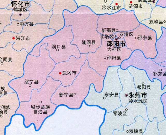 新宁县,城步苗族自治县),2个县级市(邵东市,武冈市)共计12个县级行政