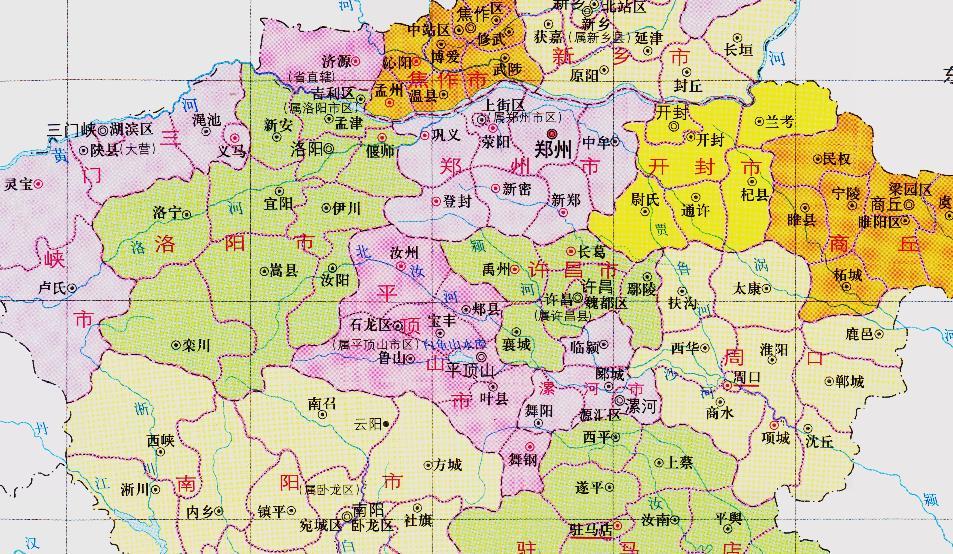 河南省的区划调整,17个市之一,平顶山市为何有10个区县?